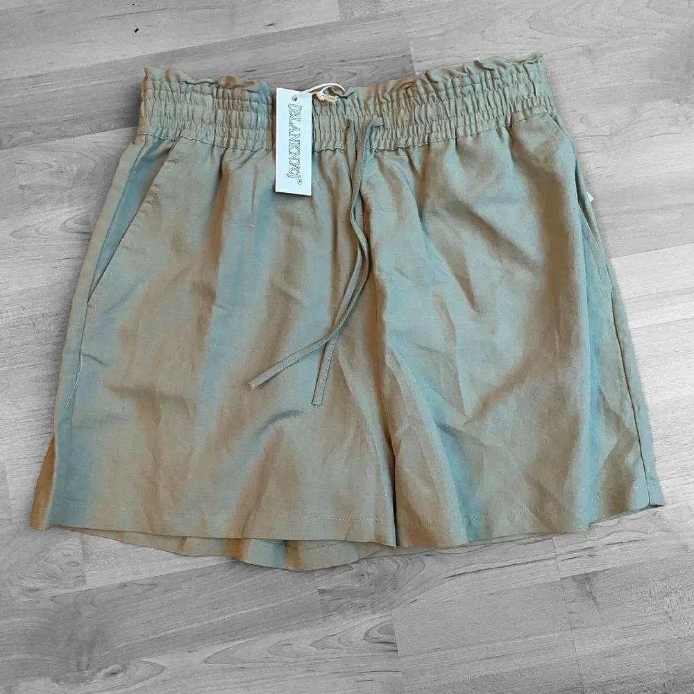 Linen Shorts Blanknyc Paperbag Waist Sz Large NWT